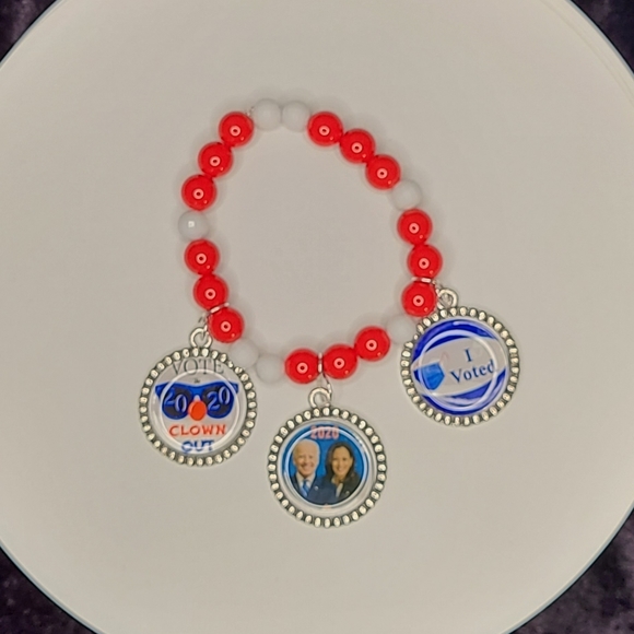 Biden /Harris keepsake, beaded bracelet set - Picture 4 of 4